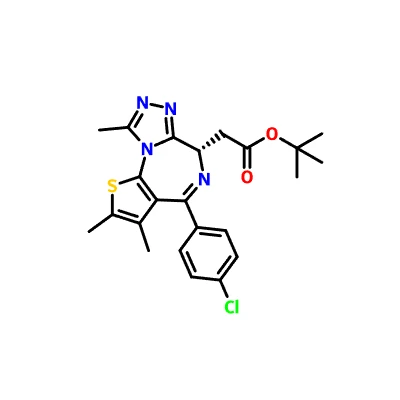 CAS 1268524-70-4|(S) -tert-butyl 2- (4- (4- كلوروفينيل) -2 ، 3 ، 9- ثلاثي ميثيل -6 H-thieno [3 ، 2- و] [1،2،4] تريازولو [4 ، 3- أ] [1،4] ديازيبين -6- يل) أسيتات