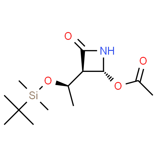 CAS 76855-69-1|(3S، 4R) -4- Acetoxy -3- [(R) -1- (tert-butyldimethylsilyloxy) ethyl] azetidin -2- واحد