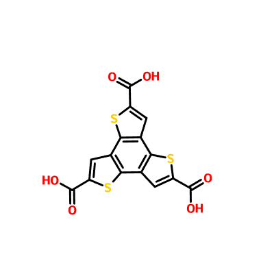 CAS: 1174223-25-6 Benzo [1، 2- b: 3، 4- b ': 5، 6- b' '] tristhiophene -2، 5، {{ 9}} حمض ثلاثي الكربوكسيل