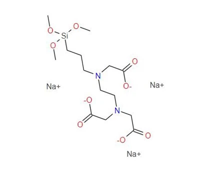 CAS: 128850-89-5 丨 N - [(3- trimethoxysilyl) propyl] إيثيلين ديامين Triacetic Acid Trisodium Salt