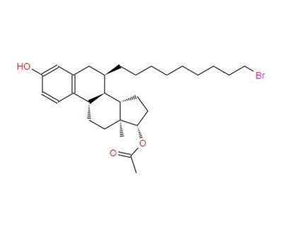 CAS: 875573-66-3 丨 (7a، 17b) -7- (9- Bromononyl) -estra -1، 3،5 (10) -triene -3 ، {{ 12}} ديول 17- خلات